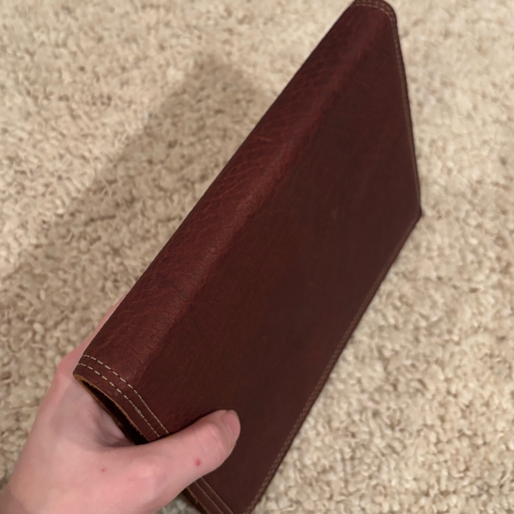 Holtz Leather Co. Thick Brown Full Grain Leather Bound Writing Journal Notebook - Picture 3 of 10